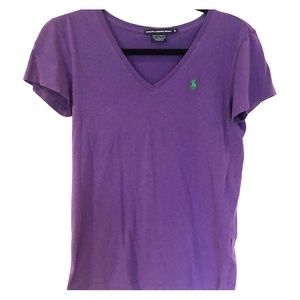 Ralph Lauren V-Neck: Purple